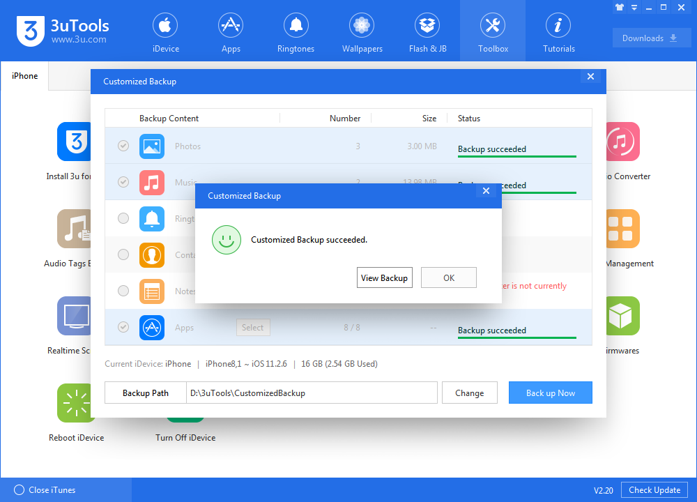 How to use Customized Backup & Customized Restore?